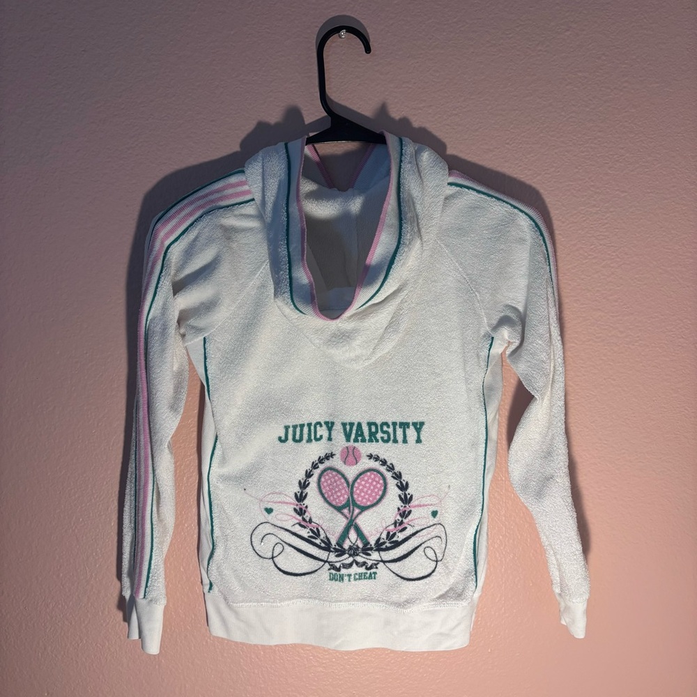 y2k Juicy Couture varsity tennis jacket